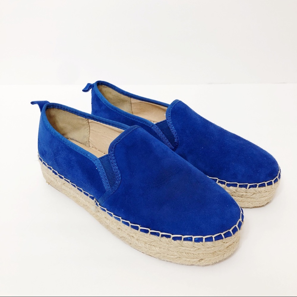 Sam Edelman Carrin Espadrille Nautical Blue Suede